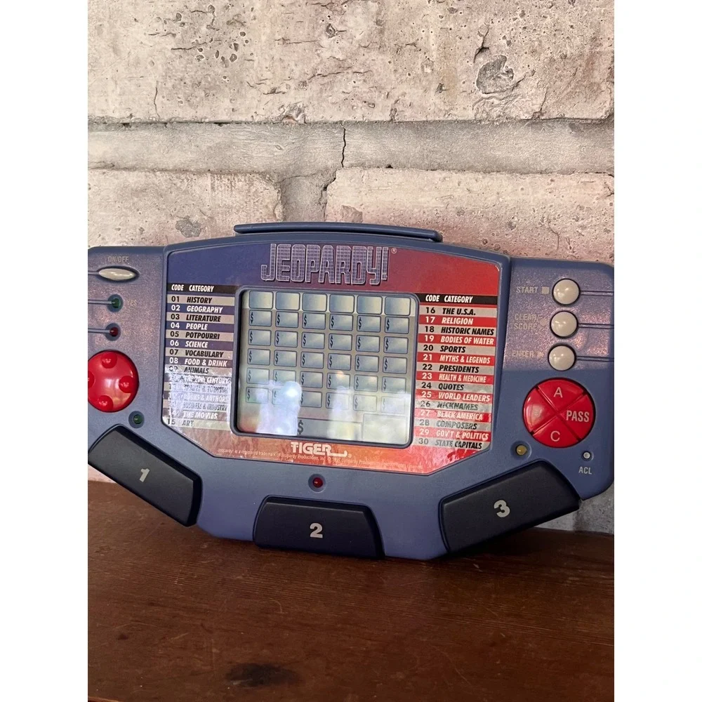 Tiger Handheld Jeopardy‎ Electronic Trivia Game